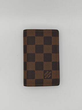 Louis Vuitton Brown Damier Check Card Holder